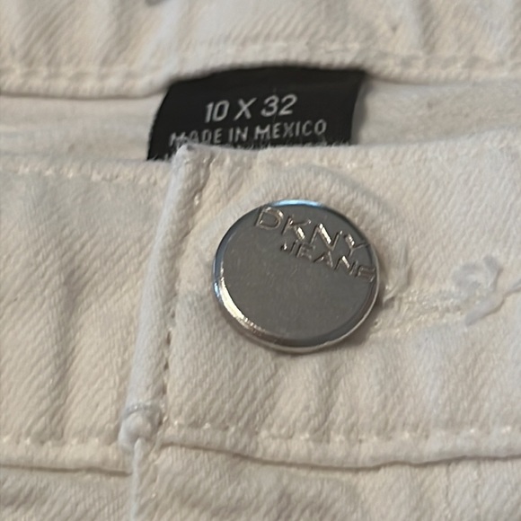 DKNY White Jeans size 10X32 White Pants - Picture 4 of 7